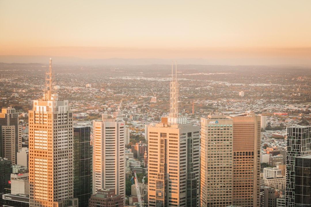 Melbourne city skyline